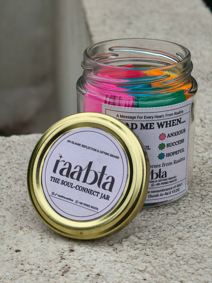raabta's Soul Connect Jar | Color-Coded Quran Verses & Duas for Every Emotion