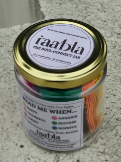 raabta's Soul Connect Jar | Color-Coded Quran Verses & Duas for Every Emotion